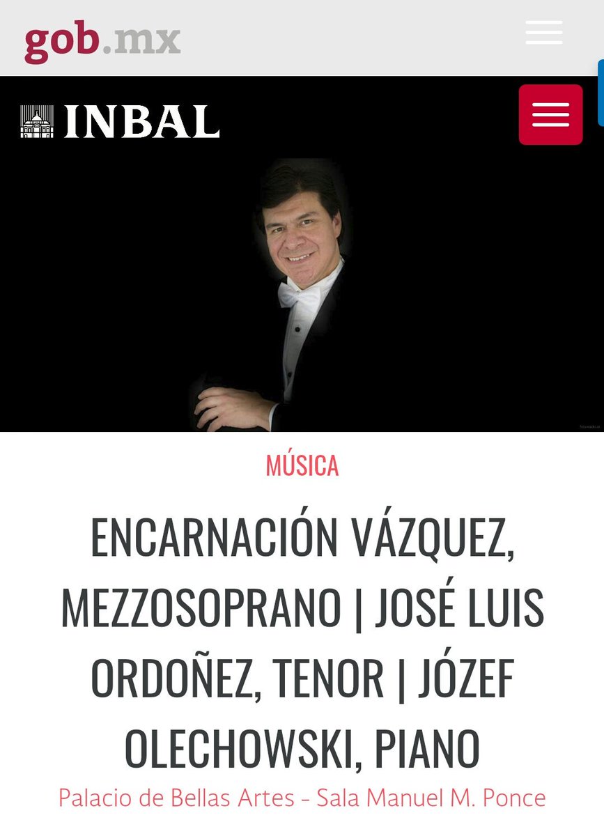 TenorJoseLuis's tweet photo. Nos vemos este viernes 25 de enero 2019 en la Sala Manuel M Ponce del Palacio de Bellas a las 6pm 

#JoséLuisOrdoñez #ópera #opera #music #óperamundial #diversion #CDMX #México #concierto #Presentation #teatr #INBA #cultura #bellasartes #feliz #EncarnacionVazquez #JosefOlechwsky https://t.co/MxqMsuWBql