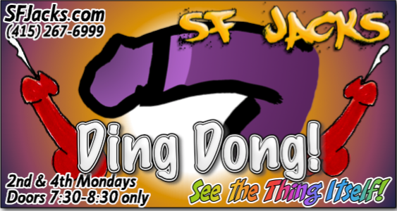 SFJacks's tweet image. Ding Dong!
SF Jacks! 
Monday, January 14 &amp;amp; 28, 2018
Doors 7:30-8:30 PM only -- Play longer!
See The Thing Itself!
