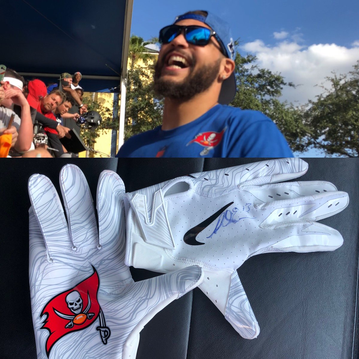 _Retro_Rebel_'s tweet photo. Got to very quickly meet & interview #AmariCooper, @gkittle46, @TheAdamsEra, @MikeEvans13_, @JoshuaRush & #EthanWacker at the @NFLProBowl! Canβt wait til tomorrow! Hope to talk to more players! Send them to me, lol! https://t.co/bG92rS9Us5