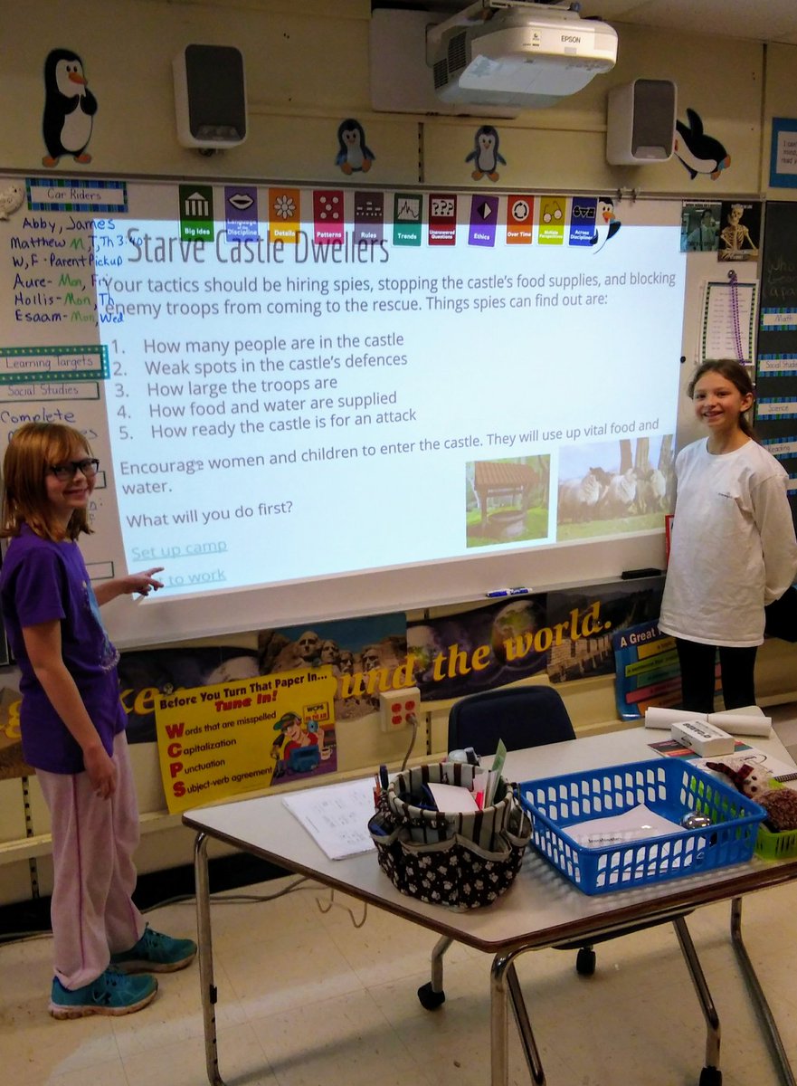 CindyFoy's tweet photo. When these two could choose their own Middle Ages project, they created a choose your own adventure, "Siege! Can you Capture a Castle?" #CBGacademies @CCPS_Gifted @ChristanMartin5 @GRESDragons #GrowingGreenfieldES #oneccps https://t.co/kKCZRxljvj