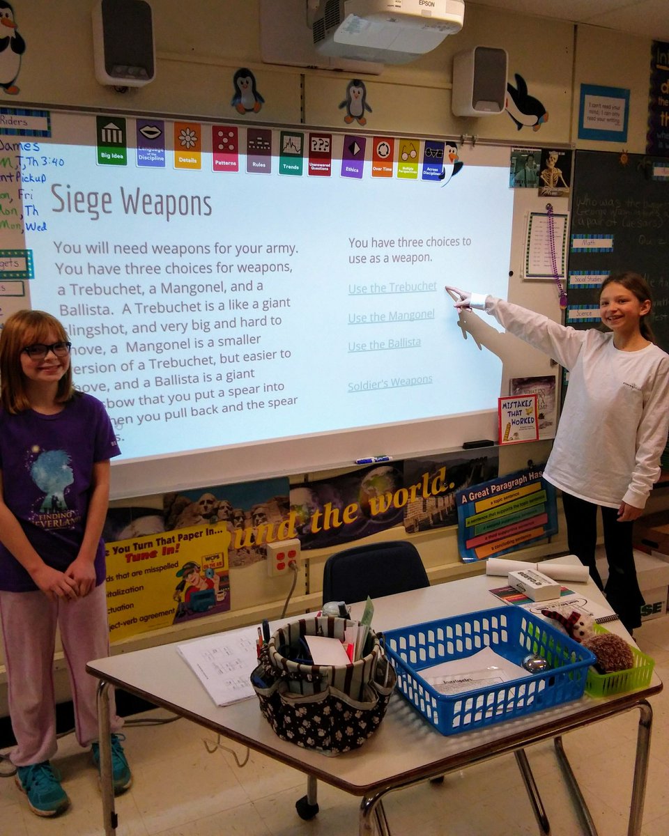 CindyFoy's tweet photo. When these two could choose their own Middle Ages project, they created a choose your own adventure, "Siege! Can you Capture a Castle?" #CBGacademies @CCPS_Gifted @ChristanMartin5 @GRESDragons #GrowingGreenfieldES #oneccps https://t.co/kKCZRxljvj