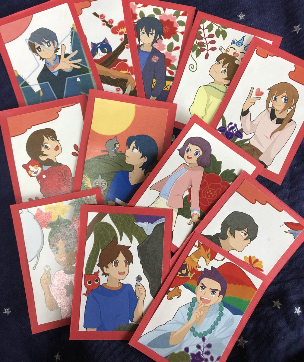 感想カードもありがとうございました😭胃薬さんのアキトウ…!!匿名の方からも頂いたのですが掲載許可とれずすみません💦本当に嬉しいですありがとうございました😭シノ〇キさんから花札も!!!!めちゃくちゃ嬉しいです💕飾ります💕💕 