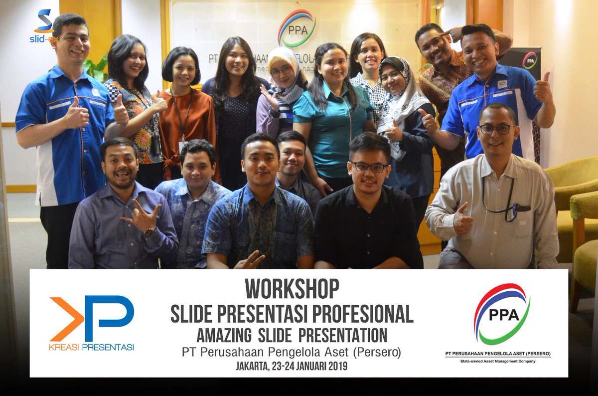 DhonyFirmansyah's tweet image. Masih di #PerusahaanPengelolaAset utk #Workshop #AmazingSlidePresentation.
Makin keren, makin ganteng.

KreasiPresentasi.com
0857 3333 0407