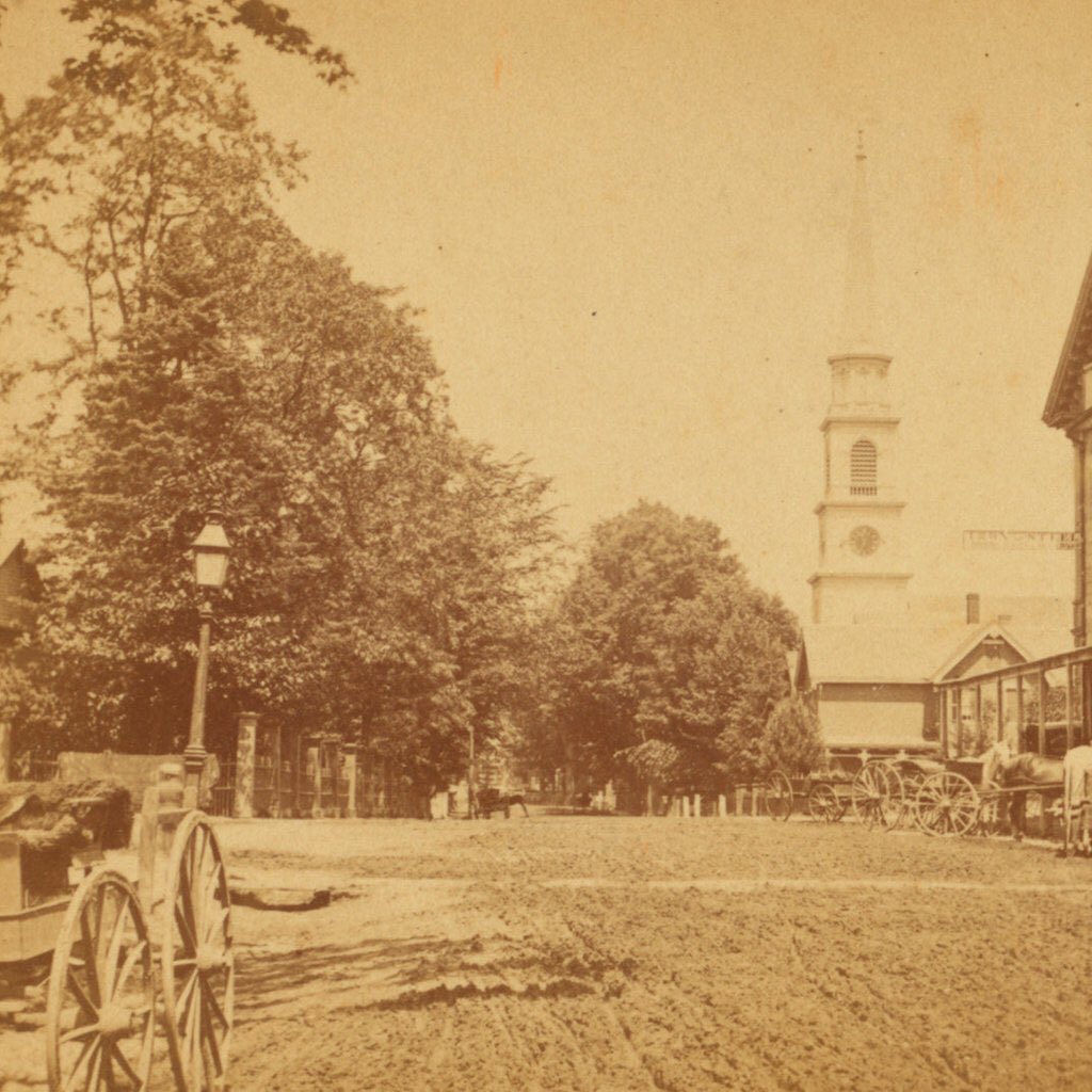 LostNewEngland's tweet photo. Main Street from the corner of High Street in #Brattleboro #Vermont around 1865-1885 and 2017. https://t.co/GJHlIJoKv5 https://t.co/DggfcPJ8y2