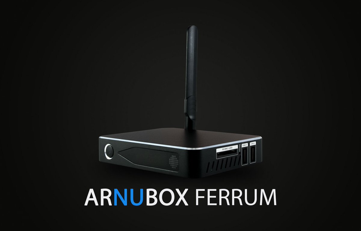 ARNUBox's tweet photo. ARNU Box is announcing an exciting new Android Media player (the Ferrum 64 Bit) featuring the S912 processor. #arnubox #ferrum 

https://t.co/eJDO9HhpxC https://t.co/j0j7Q7G703