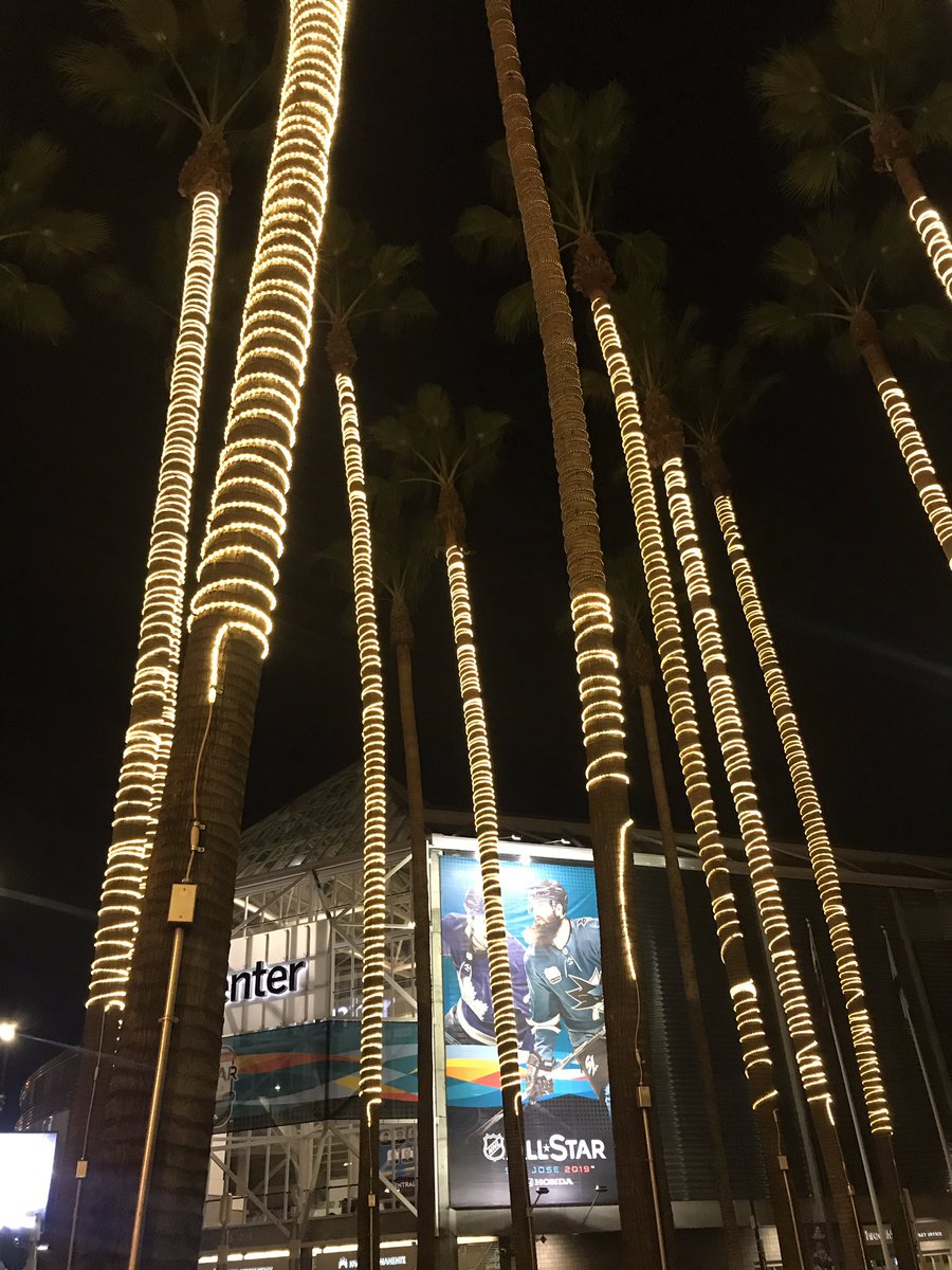 Outside SAP Center.  Tomorrow many more players arrive. #NHLAllStar