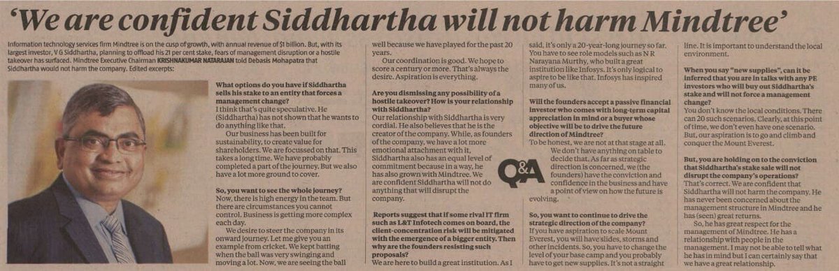 nspartha's tweet photo. Absolutely inspiring interview by @kknatarajan - calm and confident, with good measure of wisdom, empathy and respectfulness. Thank you @kknatarajan https://t.co/zN8ghZtKQo