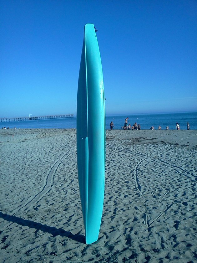 johnnykelphead's tweet photo. surf #erosion #goletaBeach has moved. My #kayak 6-10 yrs ago. Nice beach now on the other side of the #goletaestuary mouth. #oceans #goletajetty https://t.co/avotNQ78Wg
