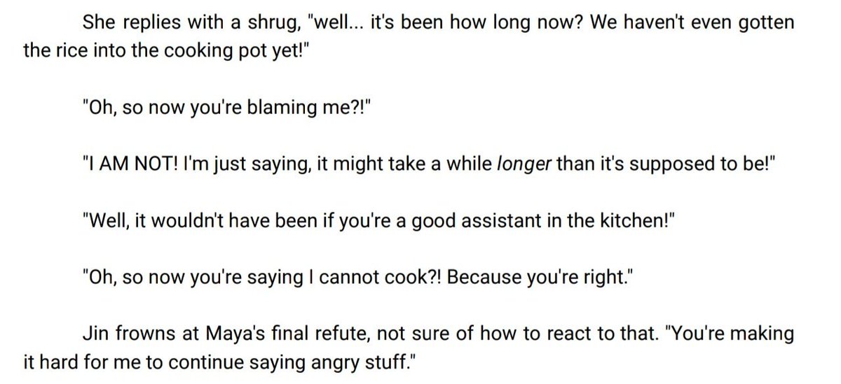 fantckingfastic's tweet photo. so i commissioned @Kuskuskas to write a 5 page fic of me ray and bts jin attempting a cooking tutorial video for #COOKJIN n as u can see here it went absolutely splendid i laughed reading every line wan nailed our characters 420/420 would commission again ๐ค ๐ https://t.co/qWFWgr17Vb