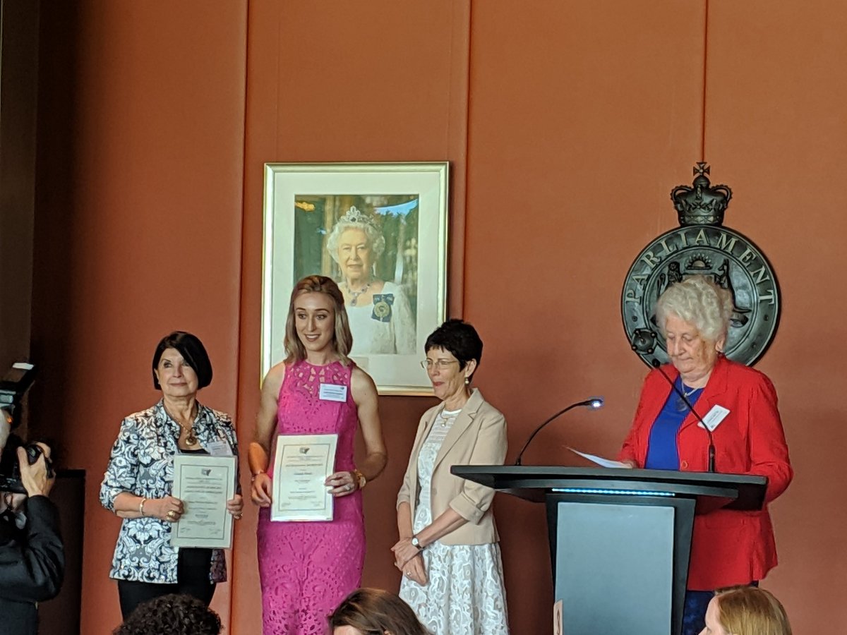Ashleigh Parkin our legend and rising star in #pancreaticcancer research <a href="/GarvanInstitute/">Garvan Institute of Medical Research</a>! National Council of Women NSW 2019 Australia Day Awardee, thank you <a href="/SydneyMSA/">SMSA</a> for your sponsorship!