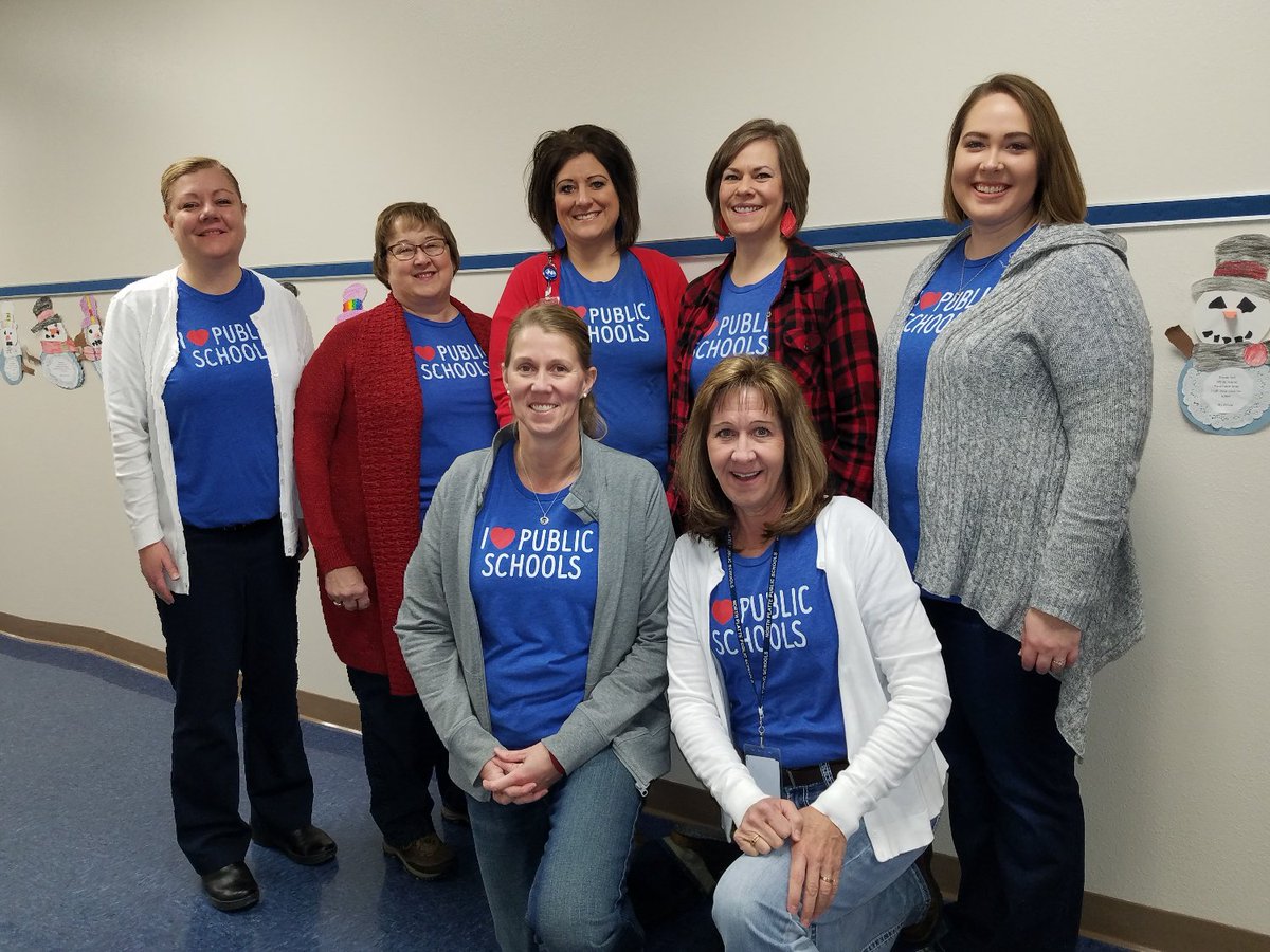 #ILovePublicSchools Proud to work with this staff.