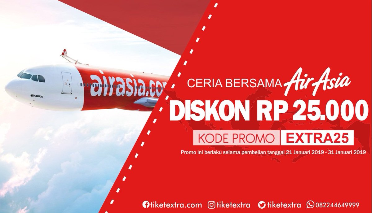 tiketextra's tweet photo. Segera install aplikasinya melalui playstore atau klik >> https://t.co/RXEnljUuma  
Promo khusus rute Domestik #airasia https://t.co/ewkkRA7DX2