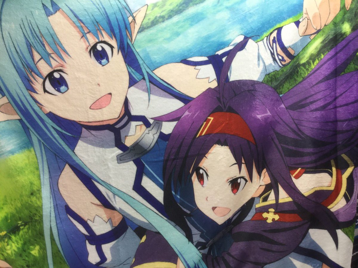 セガ ワールド 宇品 ソードアート オンライン ブランケット 入荷しました 人気アニメで放送中のsaoからブランケットが登場 アスナとユウキ キリトとシノンの組み合わせの2種類あるので どちらも獲得してみてください セガワールド宇品 セガ