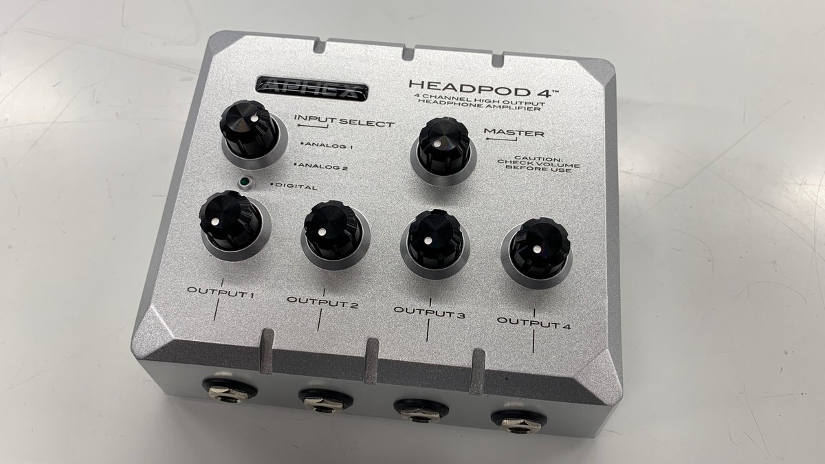 creatorsland's tweet image. 【秋葉原店 中古入荷情報】
#APHEX｢HEADPOD 4｣が入荷いたしました。

13,980円(税抜)となります。
※A/PDIF同軸デジタル入力が付いた珍しいモデルです。

#ソフマップ #クリエイターズランド #アキバ