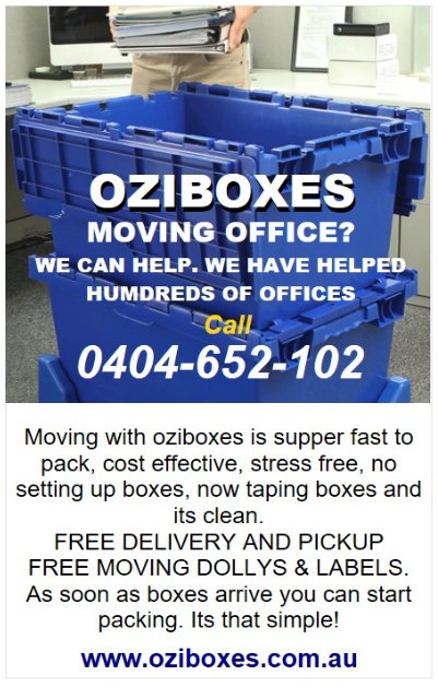 OziBoxes's tweet image. Oziboxes is the best way to move office and it is just SO EASY and COST EFFECTIVE. Moving Offoce sonn. call us on how we can help you? Or just send us an Twitter Messeg.