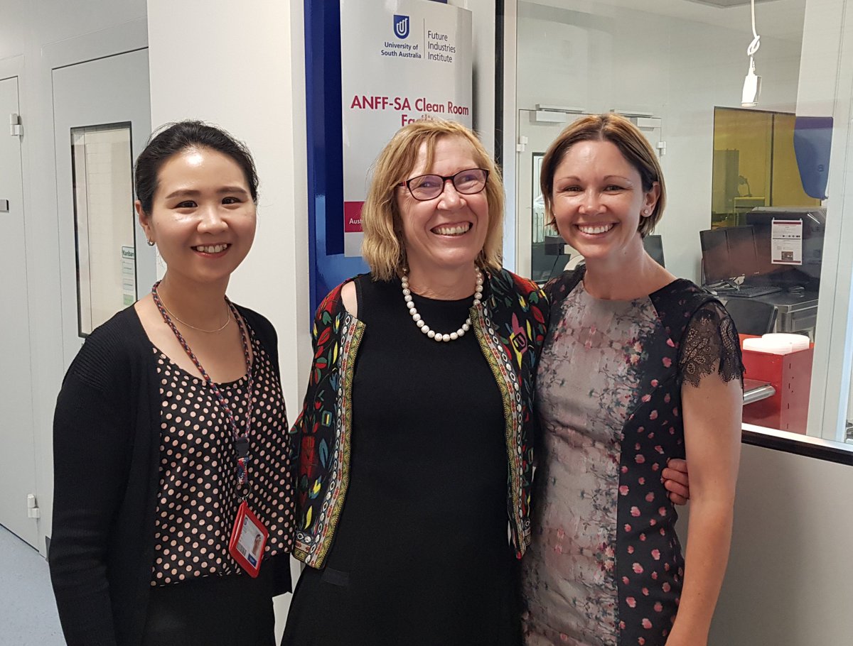 AnffSa's tweet image. It has been wonderful to have Dr Elaine Saunders visit @AnffSa &amp;amp; make time to support @UniSAFII researcher @ChiaChiChien @unisaresearch  #WomenInSTEM