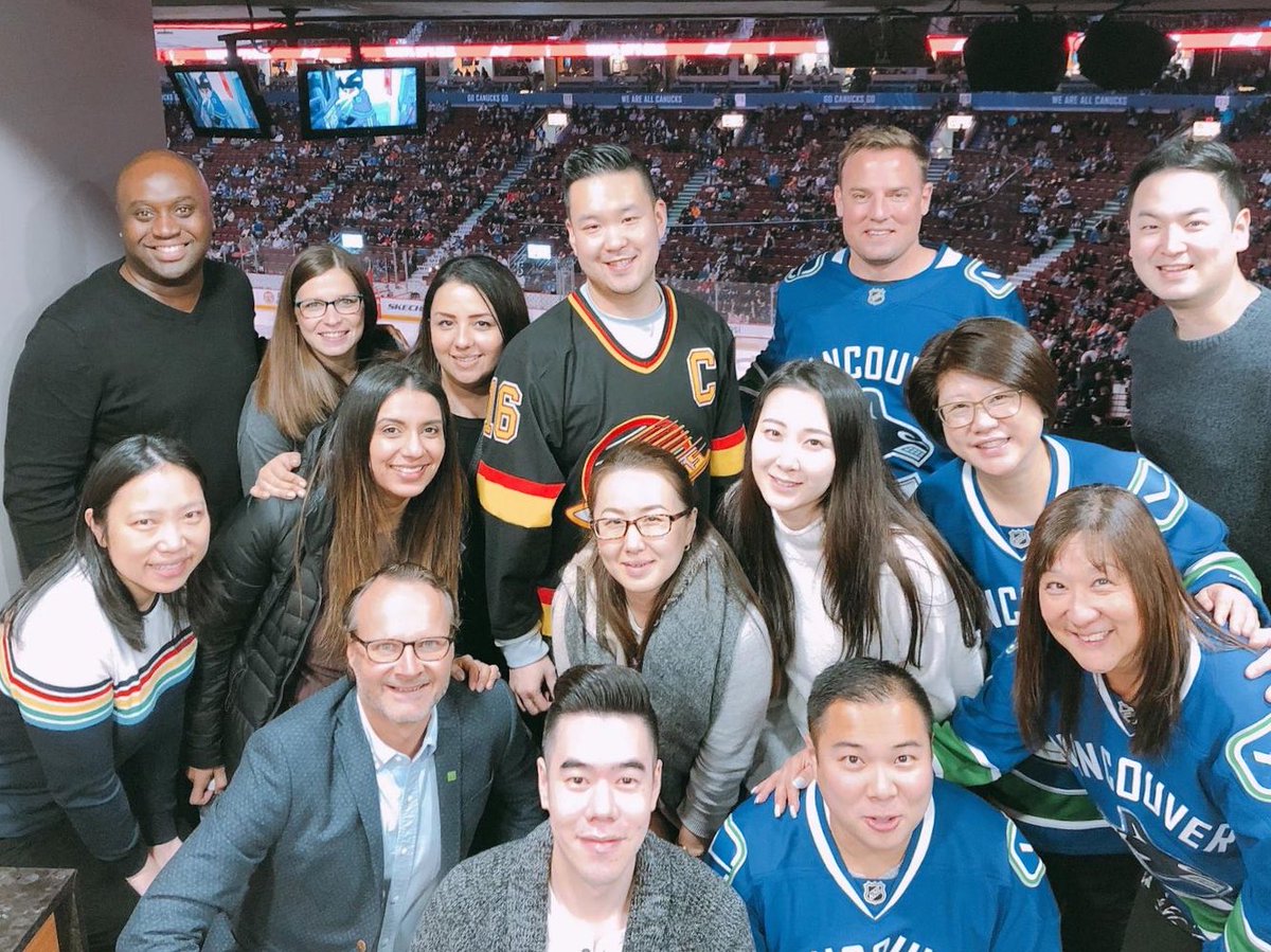 #BTC leaders enjoying some quality team time at the <a href="/Canucks/">Vancouver Canucks</a> vs <a href="/NHLCanes/">Carolina Hurricanes</a> game.
