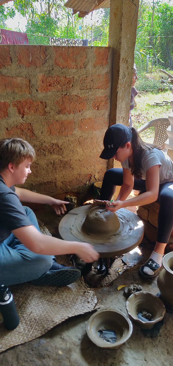 HambanthotaWWW's tweet photo. A morning spent at the potters wheel https://t.co/1u0qKDJ1Oq