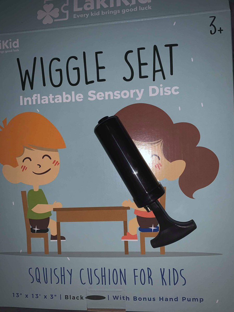 3gReviewBlogger's tweet photo. Great wiggle seat to help get the wiggles out. Help your child focus better! #autism #ADHD https://t.co/rQlUqT57Mt https://t.co/aFmMjWskkl