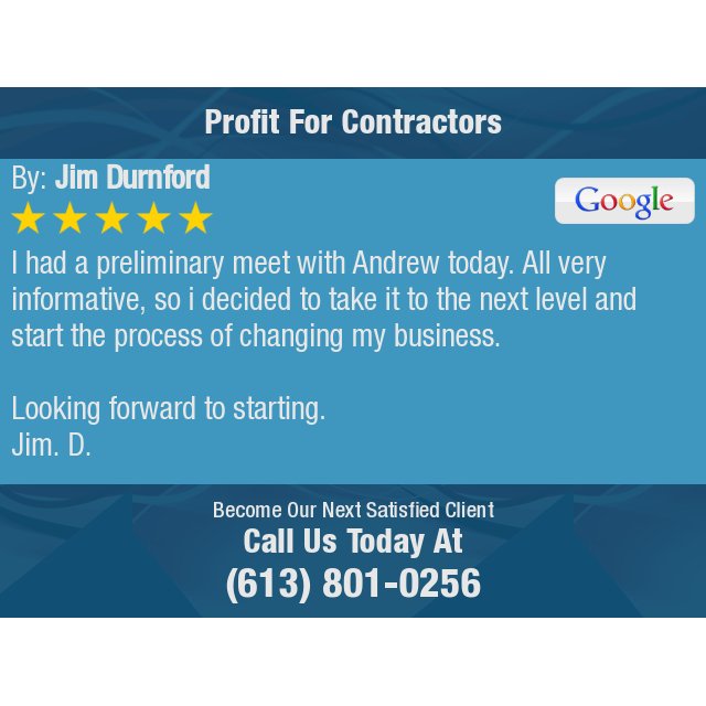 5 Star: Jim D. "I had a preliminary meet with Andrew today. All very informative, so i decided to take it to the..." bit.ly/2l0Lkzo