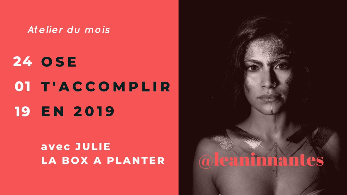 Ce soir à 18H45, conf : Oser s'accomplir en 2019 #LeaninNantes  

👭 animé avec Julie Spolmayeur

📍au @Trempolino

🍪 par <a href="/Primesautier/">Primesautier</a> 

Pour ♀️ &amp; ♂️

Des places se sont rajoutées, alors foncez en profitez !

facebook.com/events/5680236…