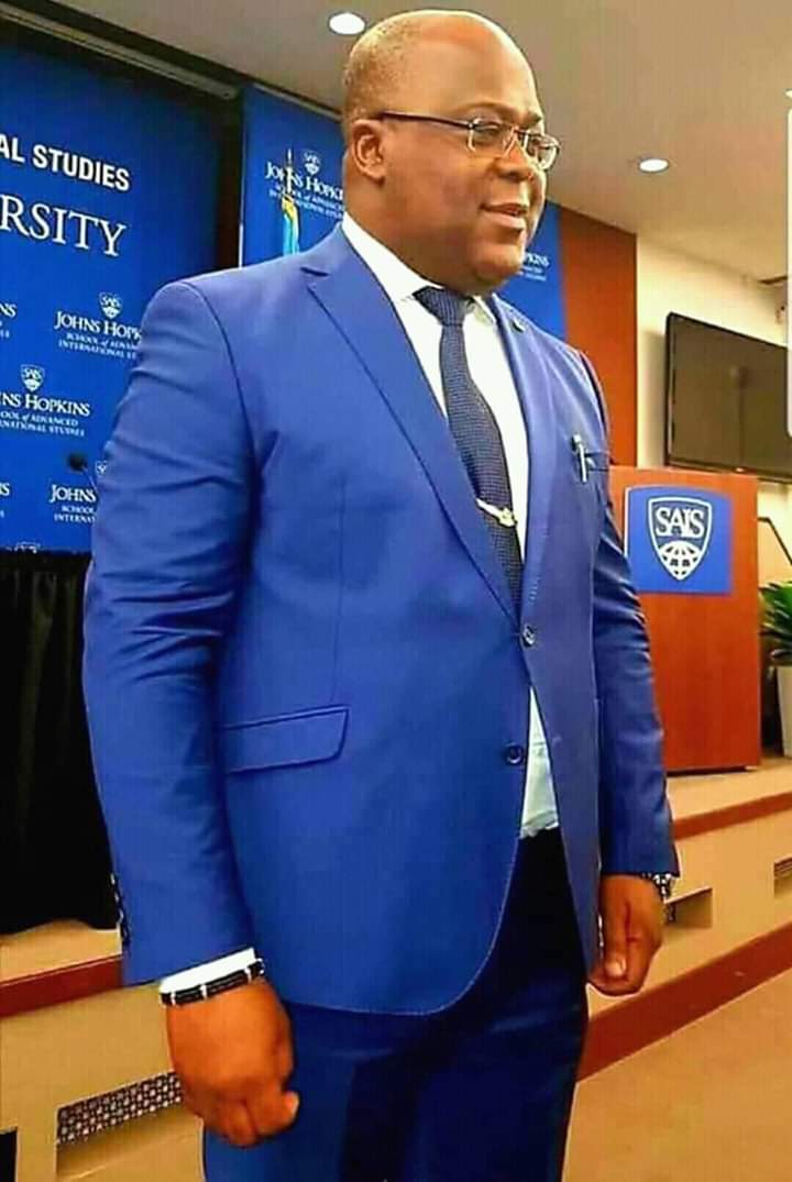 SarahBukasa93's tweet image. Le Nouveau Président élu démocratiquement en #RDCvote ,#Fasthi13 prend officiellement ses fonctions ce jeudi 24janvier 2019. Bonne Chance mr le président la nation tout entière est derrière vous.