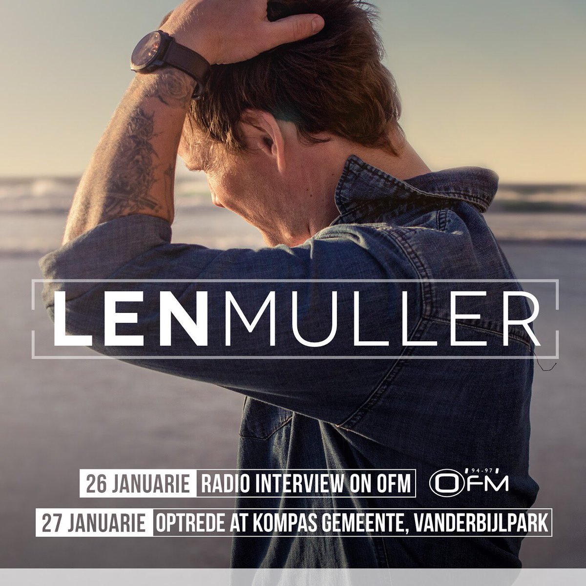 Hi julle ek gesels Saterdag 12h20 op @OFM9497 oor my loopbaan sovêr en ‘struggles’ met angs &amp; depressie. Sondag sing ek In Vanderbijlpark by Kompas Gemeente se verjaarsdag! 🎸🎤🤙 #singersongwriter #afrikaansakoesties #singvirsente
<a href="/StarburstPromo/">Starburst Promotions</a> <a href="/KanadaRecords/">Kanada Entertainment</a>