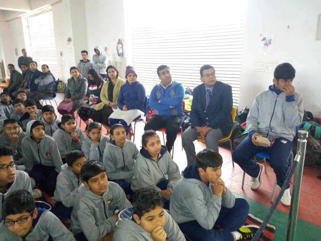 SehwagSchool's tweet photo. Sehwag Inernational School focuses on the over all development of its students which includes brain exercises as well to keep their mind stimulated and active. 
Yesterday the school held an Inter-House GK Quiz for students of classes 6 to 8 which went very well. https://t.co/bW19u1GTqr
