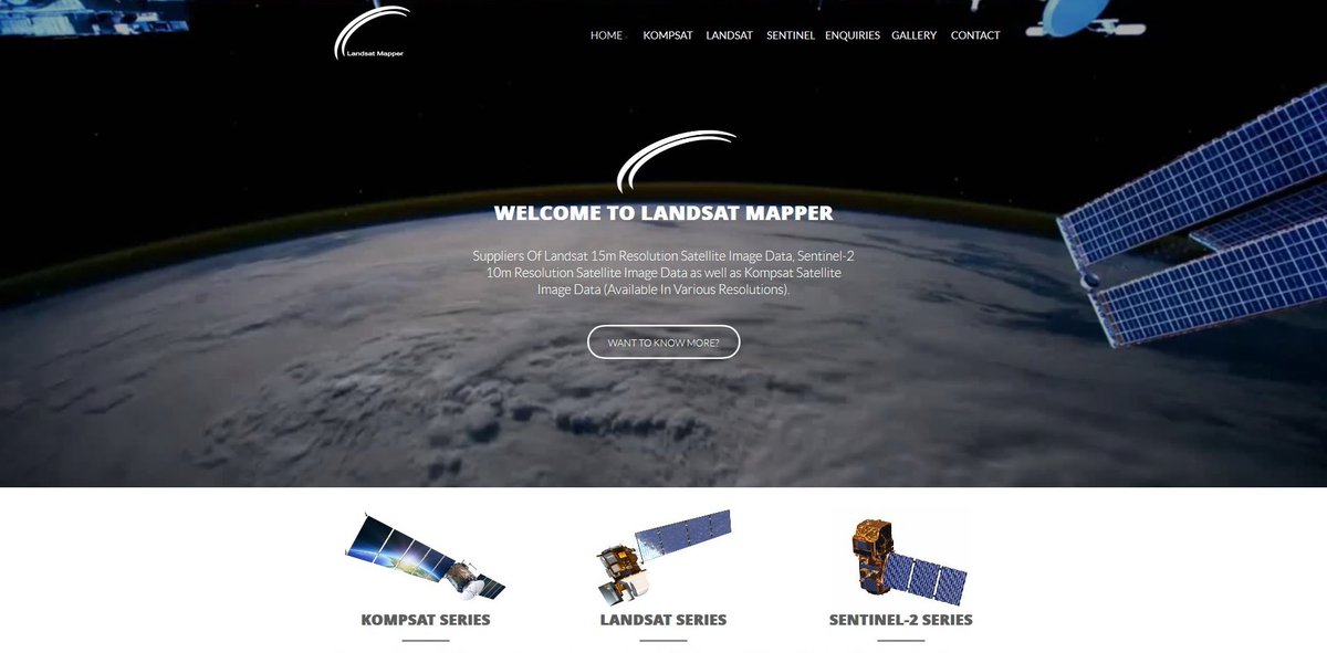PrintTechDesign's tweet image. Web Design Completed on the newly launched Landsat Mapper: landsatmapper.co.za