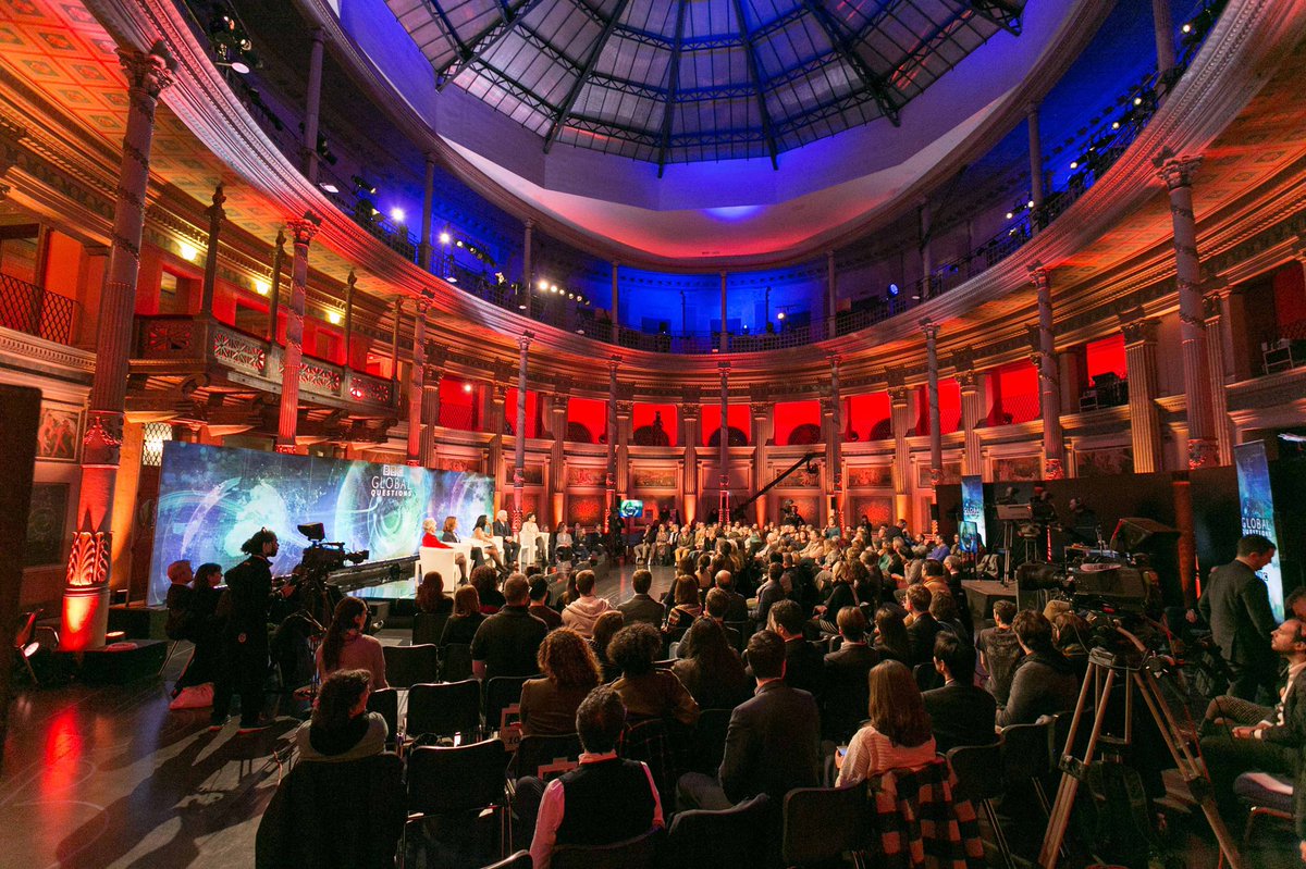 BBCGlobalQuest's tweet photo. An amazing #bbcglobalquestions last night in Rome. Thanks to our panellists @MartaGrande87 @HughBronson_AfD @PaulineBock and @AnnaMariaCB and the audience for asking such though provoking questions! https://t.co/WfDQdoLwwK