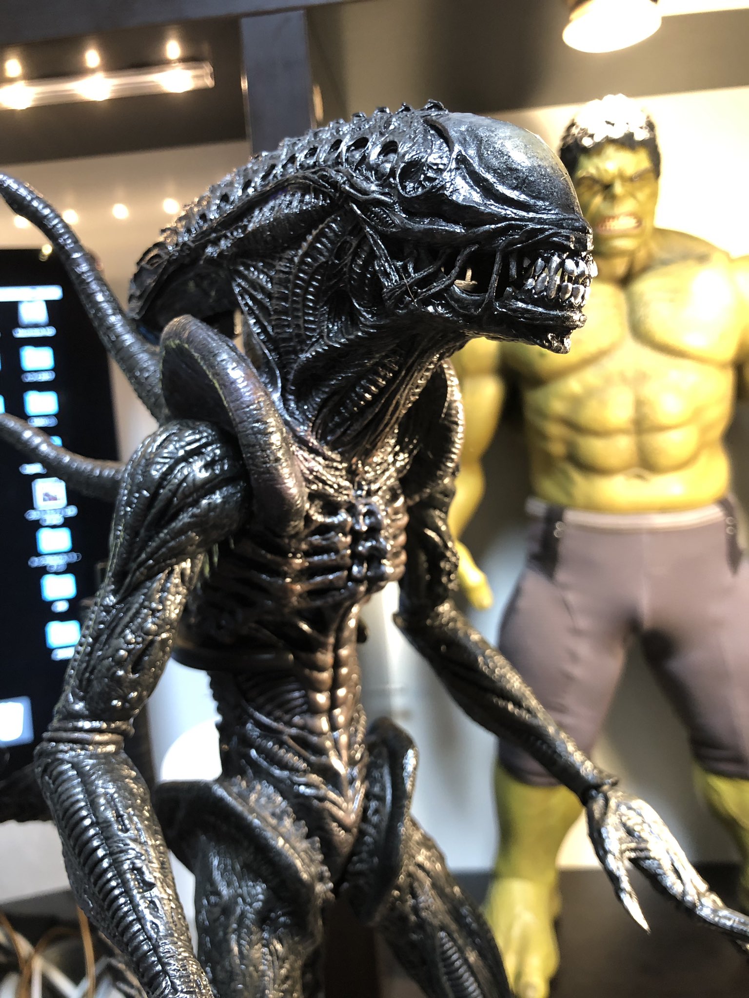 Ultrataku Hottoys Avp2 1 6 エイリアン ヌーヴェルウォーリアー こちらもavp2 11年前の物ですが特に劣化も無い状態でget フェイスハガー付き 口を閉じた状態はあまり本編とは似てないけど口を開ければ最高に エイリアン 切れちゃうから飾る時は閉じ Ultrataku Hottoys Avp2 1 6 エイリアン ヌーヴェルウォーリアー こちらもavp2 11年前の物ですが特に劣化も無い状態でget フェイスハガー付き 口を閉じた状態はあまり本編とは似てないけど口を開ければ最高に エイリアン 切れちゃうから飾る時は閉じ