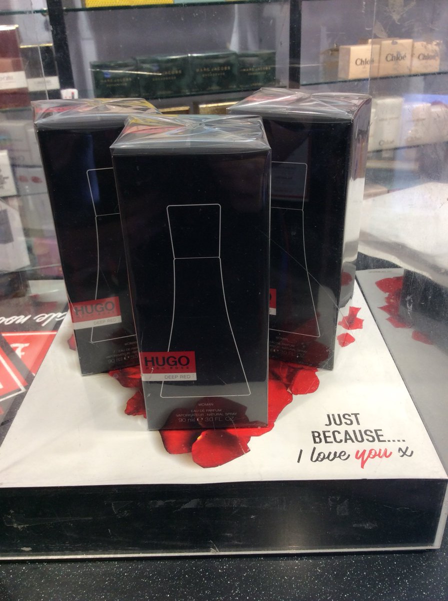 Dundee2TPS's tweet image. It’s been a while but Deal Of The Week is back kicking off with 90ml of HUGO deep red £29.99 saving you £28 and Lacoste red 75ml £16.99 saving you £23! Just in time to show someone they are loved for Valentine’s Day! Don’t forget we offer free gift wrap too! @Overgate #love #DOTW