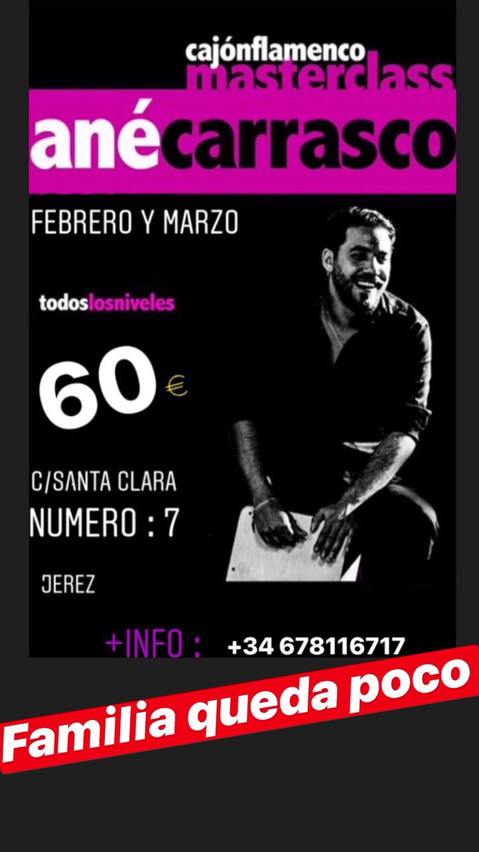 Clases de cajon Flamenco en Jerez  telefono 678116717