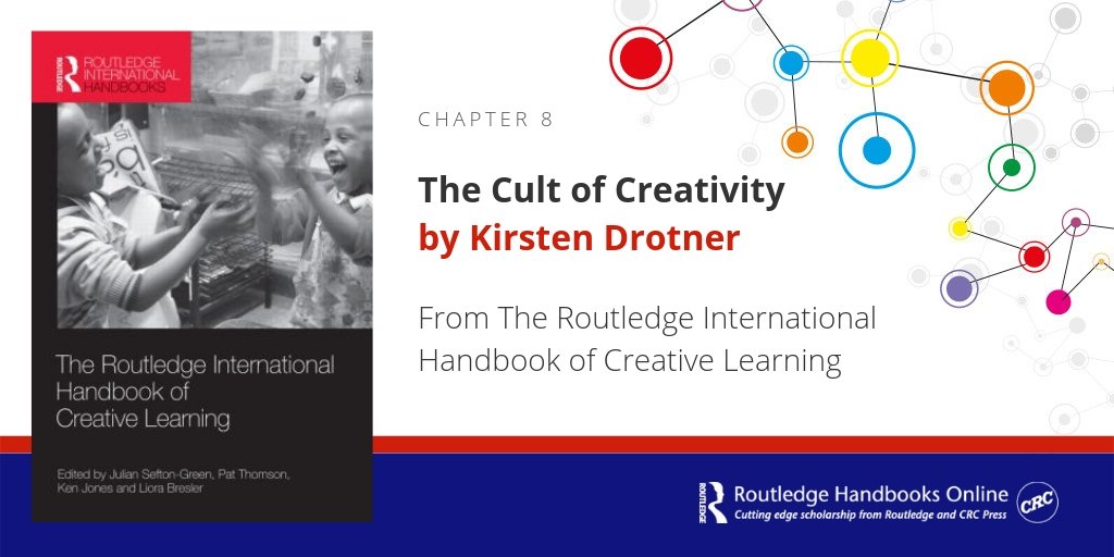 tandfeducation's tweet image. We've opened a chapter on Routledge Handbooks Online from The Routledge International Handbook of #CreativeLearning, free-to-view for #CreativityMonth! Take a look: bit.ly/2RafGzt