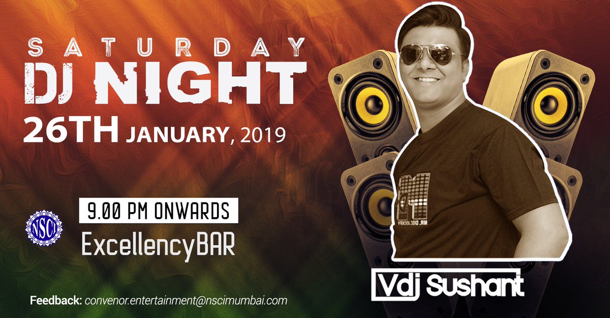 Drink, Dance, Repeat!
Enjoy the beats of DJ Sushant this Saturday.