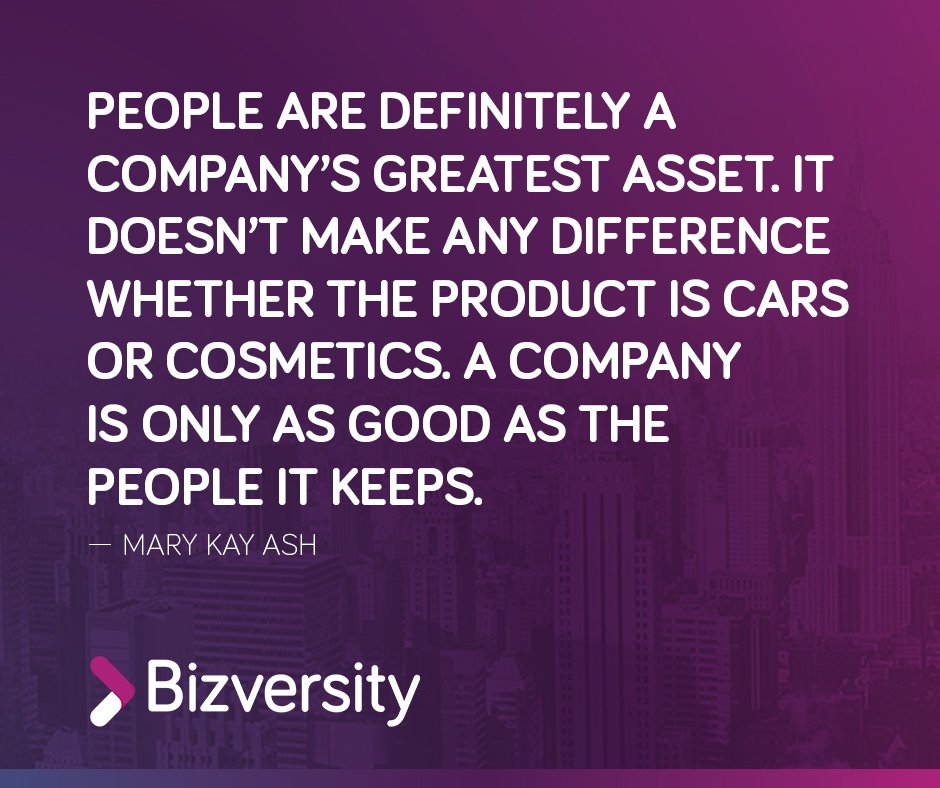 "People are definitely a company's greatest asset. It doesn't make any difference whether the product is cars or cosmetics. A company is only as good as the people it keeps." - Mary Kay Ash
#quotes #motivation #inspiration #life #quoteoftheday #motivational