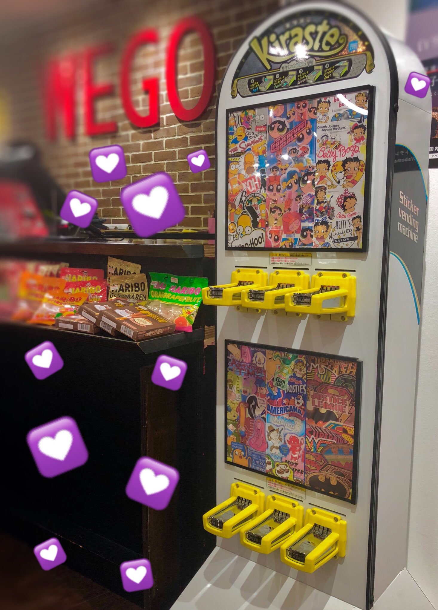 Wego埼玉エリア A Twitter 大宮アルシェ店 Big News なんと大宮アルシェ店に ステッカーマシンの登場です 100で可愛いステッカーがgetできちゃいますよ 何が出るかはお楽しみ 店舗にいらした際はぜひやってみてください 皆様のご