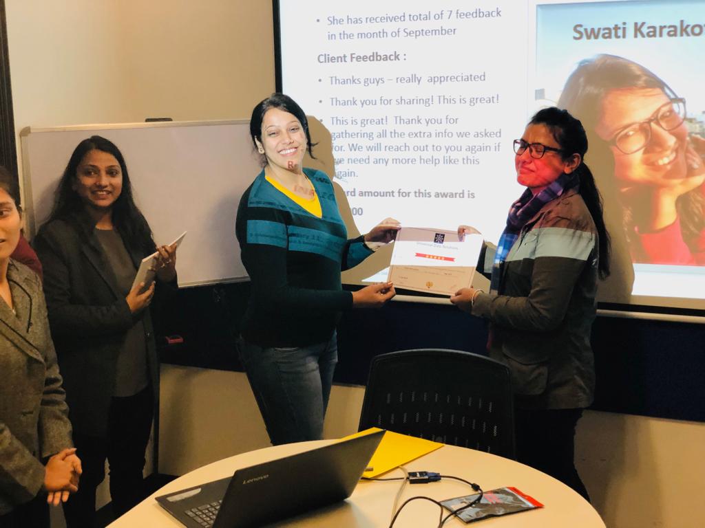 UnivDataSol's tweet image. Rewarding our building blocks! Congratulations to our achievers😊😊

#UniversalDataSolutions #UnivDatos #UDS #UMI