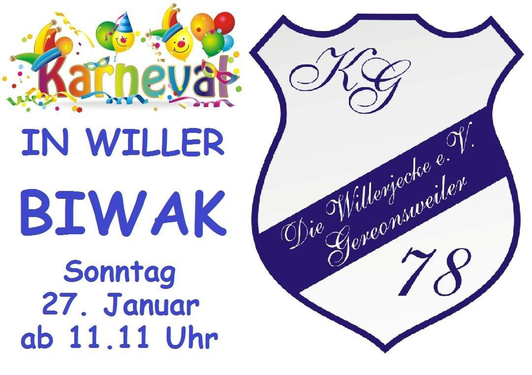 Karneval in der Bürgerhalle Gereonsweiler