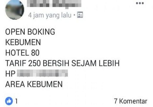 Viral, Prostitusi Online di Kebumen Libatkan Pelajar dlvr.it/QxMbc9