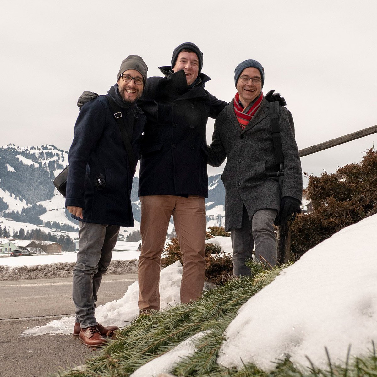 Marketing day in the Swiss mountains for 1Pilot with @davidpizzotti <a href="/pavullioud/">Pierre-André Vullioud</a>. Some great stuff coming ;-)