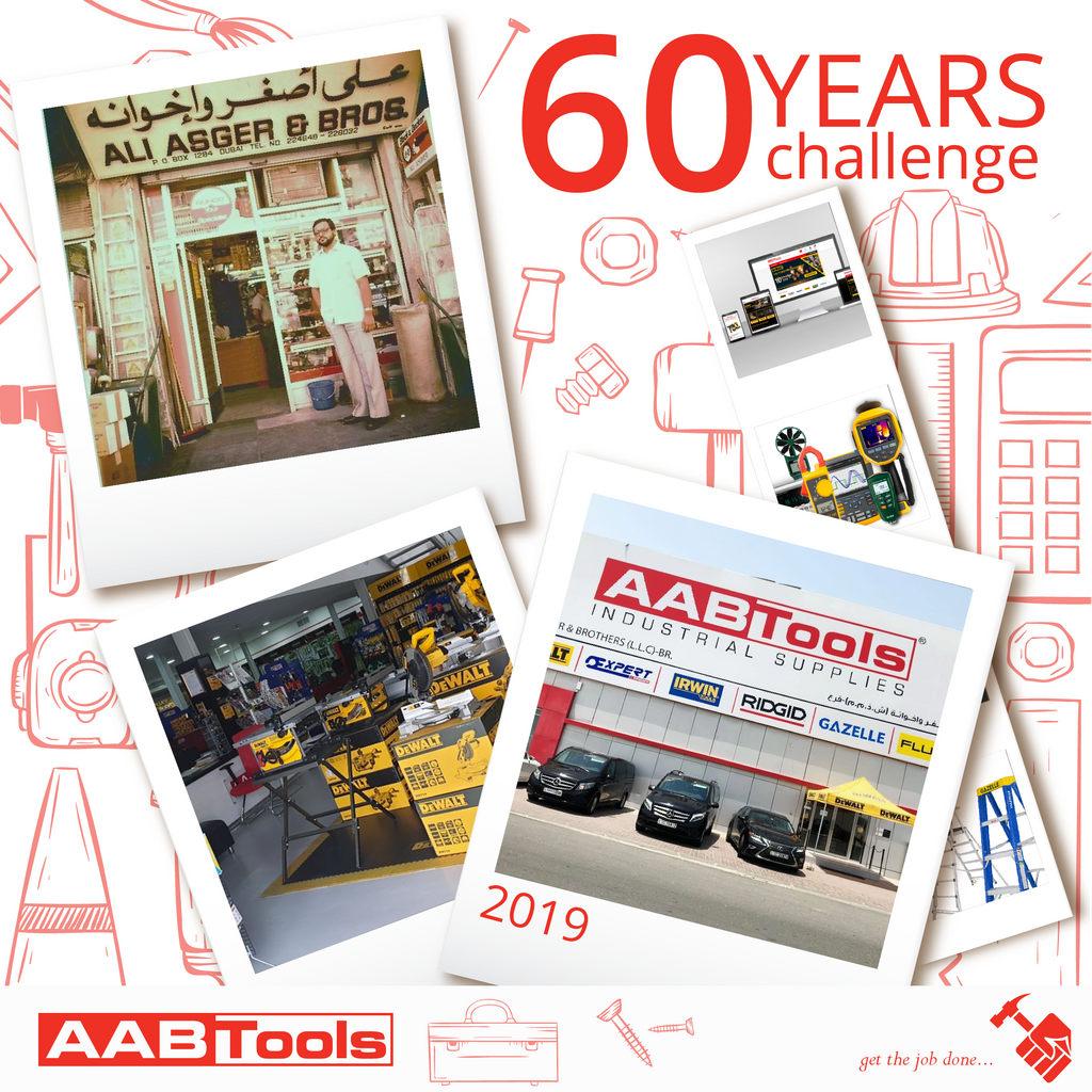AabUae's tweet photo. Beyond the 10 year challenge. It's been 60 years since we started our journey and we continue to transform ourselves.

https://t.co/I8xc9zPLnA 

#10yearchallenge #10yearschallenge
 #AABTOOLS #POWERTOOLS #HANDTOOLS #TOOLS #CONTRACTORS #CONSTRUCTION #TECHNOLOGY #INNOVATION #SAFETY https://t.co/el5UxT73NX