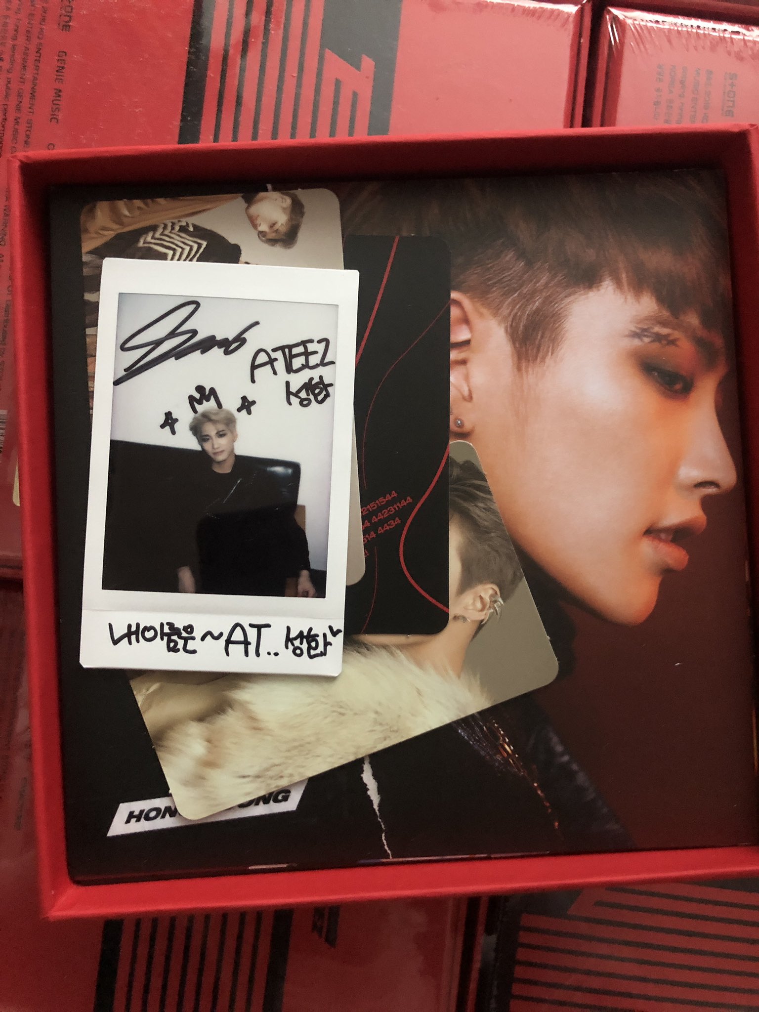 K-POP+アジア ATEEZ - ATEEZ SEONGHWA POLAROID 109 JP photo K-POP+アジア ATEEZ - ATEEZ SEONGHWA POLAROID 109 JP photo
