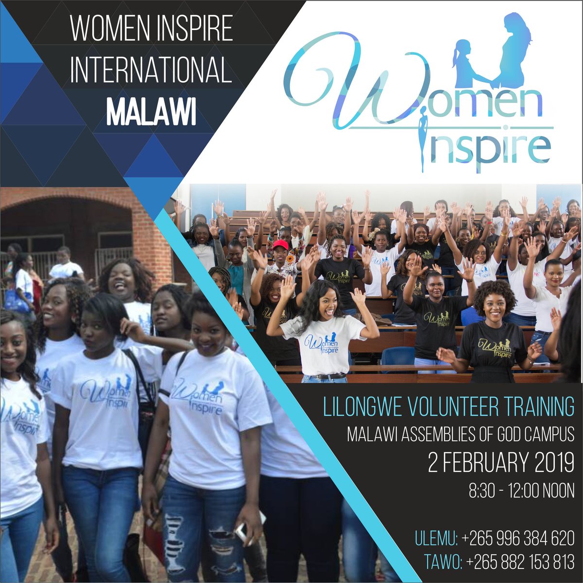 ads265's tweet photo. For ladies in Lilongwe who are interested in Volunteering and doing great things. #WomenInspire https://t.co/cQ1GYK3ttW