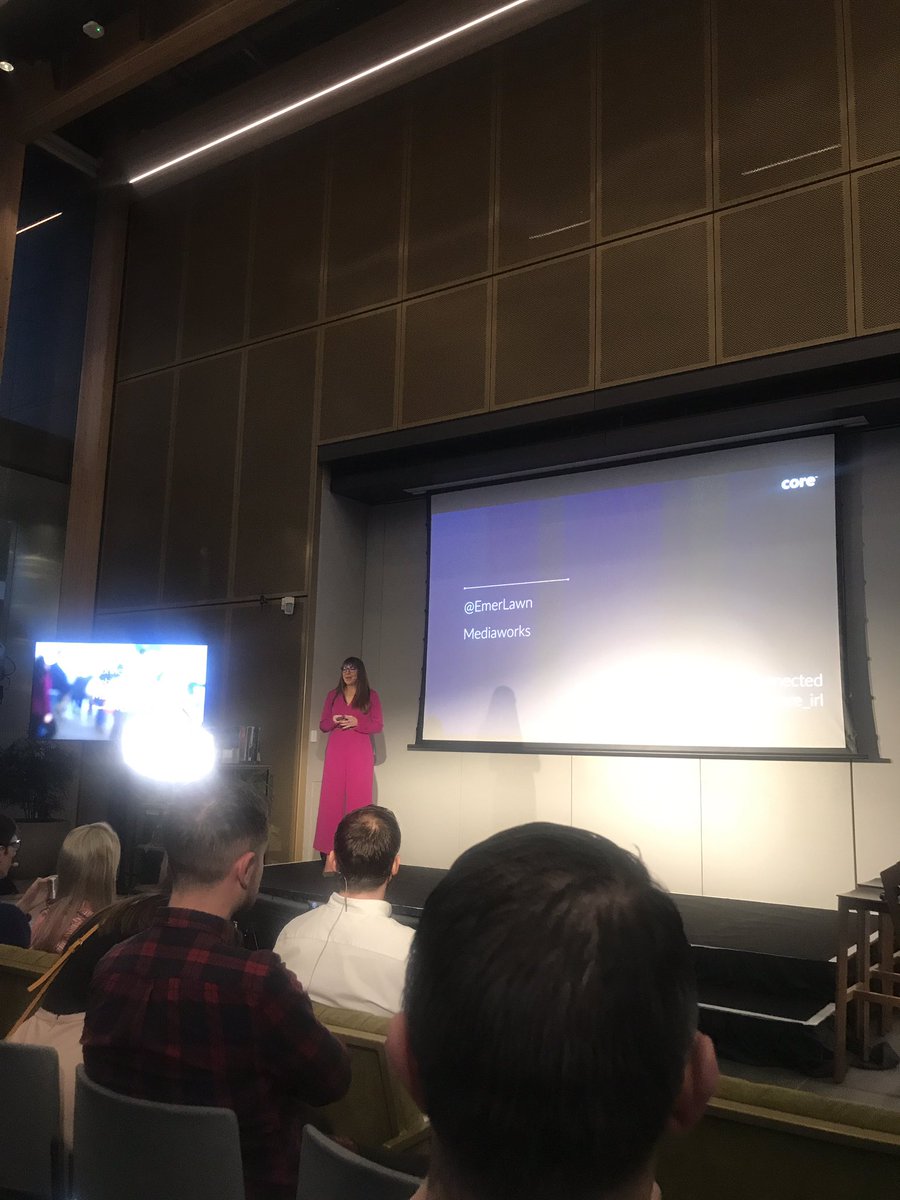 Avolennon's tweet photo. Morning of insights with @EmerLawn hosting  #CoreConnected event in @core_irl today 🙌🏼 https://t.co/Cp4psv6JBZ