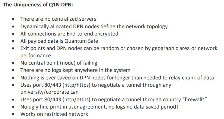 devnullius's tweet image. The #Quantum1Net ecosystem includes a range of #quantum #safe, #ecofriendly and #fast services, including #DPN, #BinB, #Teleporter and #Domains!

quantum1net.com/services/

#ICO #decentralized #cryptocurrency #blockchain #DSP #NetworkSecurity #MachineLearning #FinTech