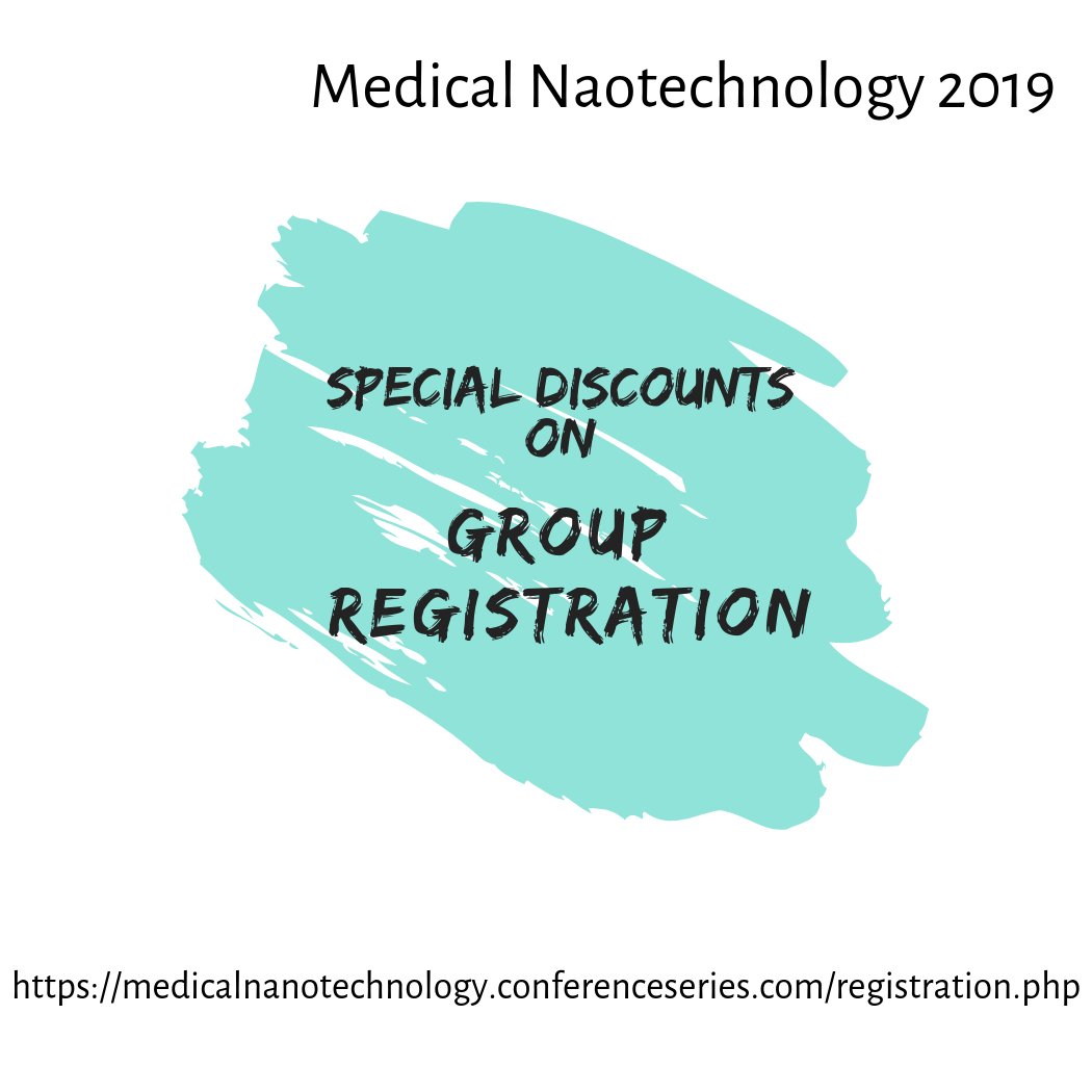 Medicalnano2018's tweet photo. #Open #Registration 
https://t.co/ZpFf7EFc0V
We welcome you to join us at #Medical #Nanotechnology 2019 #Conference scheduled at Taipei, #Taiwan, during #May 27-28, 2019
Don't miss out #Register soon @Nanotechnolog5y @Nanowrld @Nanoworldknt @NanoExpertCo @NanomaterialsJ https://t.co/KTEMDemXtw