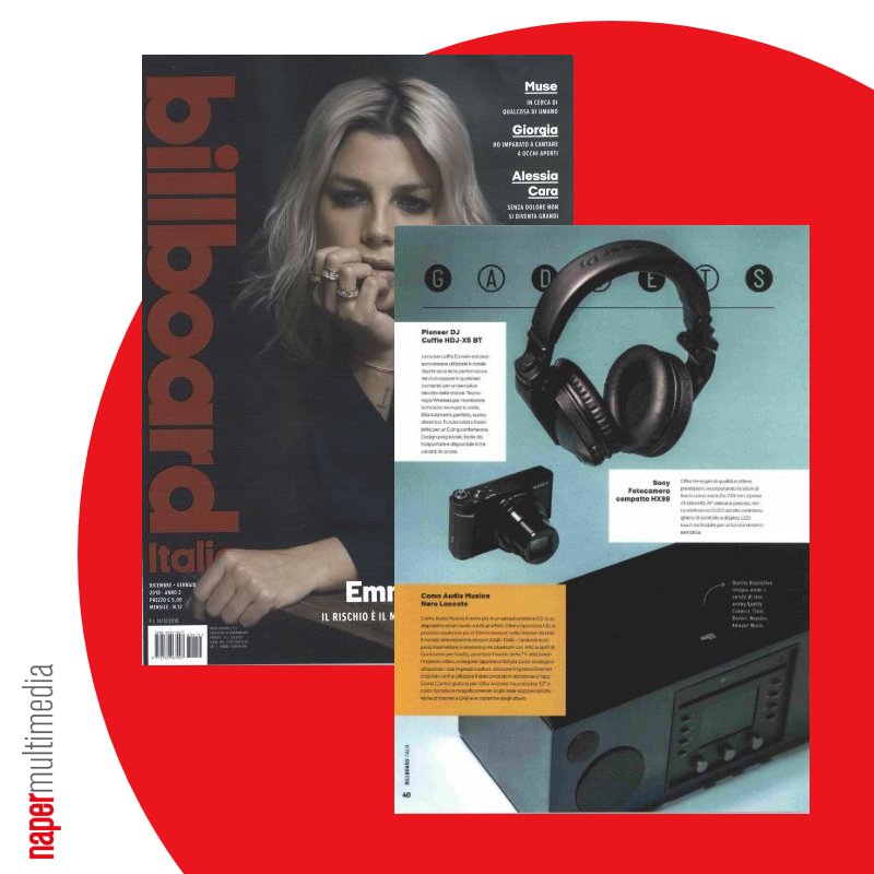 NaperMedia's tweet photo. Let's rock! 🎶🎵 @BillboardItalia sceglie il sistema #smart #Musica di @comoaudio. Un #dispositivo che riunisce praticamente tutte le sorgenti #audio disponibili in un solo elegante prodotto completo di diffusori integrati!
#ComoAudio #SmartHome #Audio https://t.co/peQyYvLLbR
