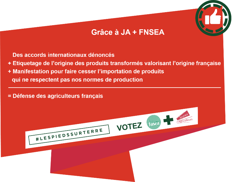 FDSEA57's tweet image. Pour + de revenus, nous dénonçons les importations qui ne respectent pas nos conditions de production.  Votez @JeunesAgri + @FDSEA57