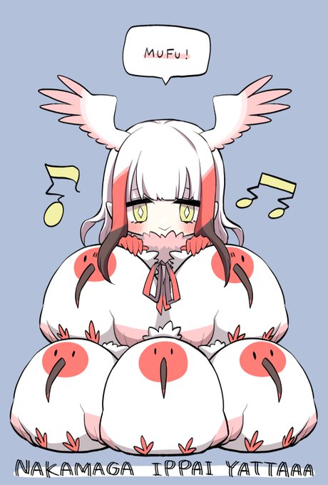 トキちゃん。絶滅危惧I A類になった記念 #けものフレンズ 